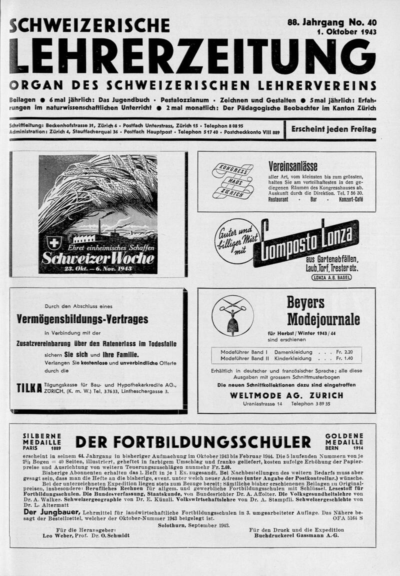 Buchumschlag - Heft 40