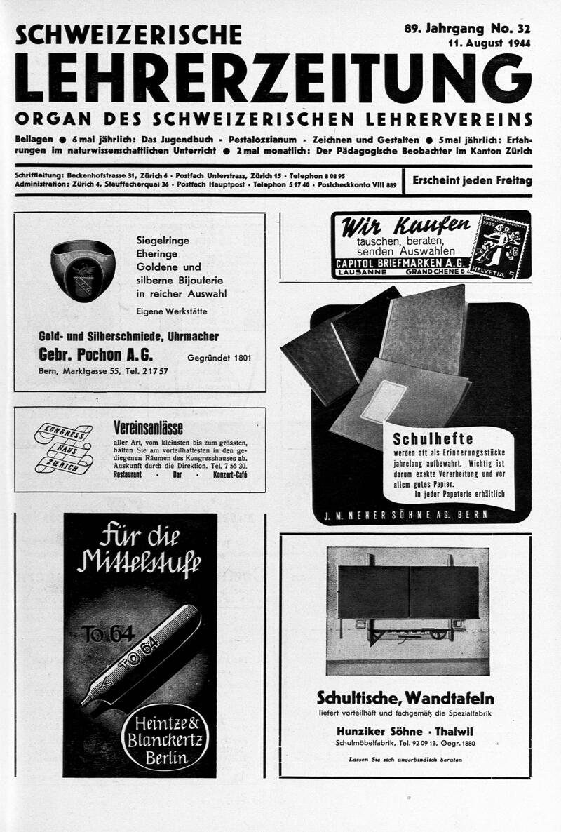 Buchumschlag - Heft 32