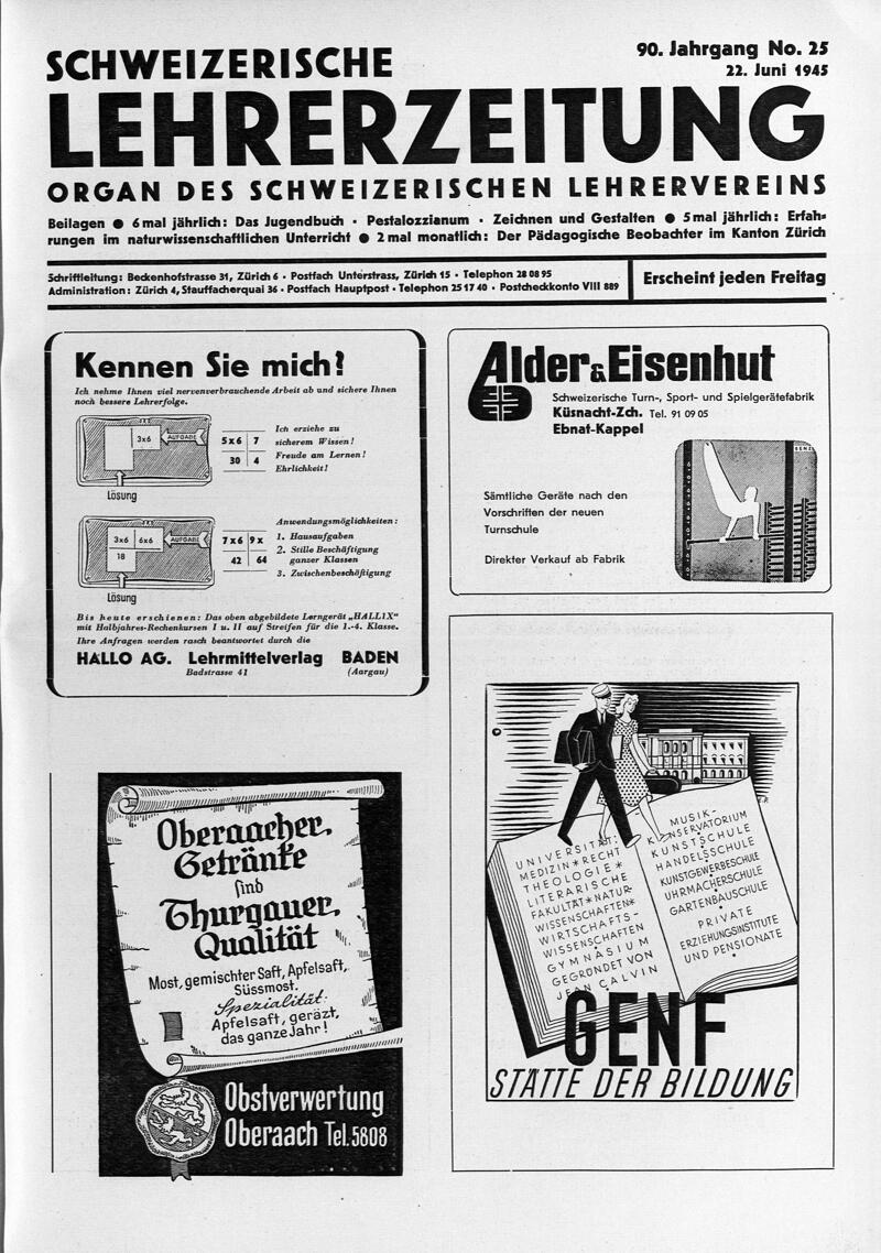 Buchumschlag - Heft 25