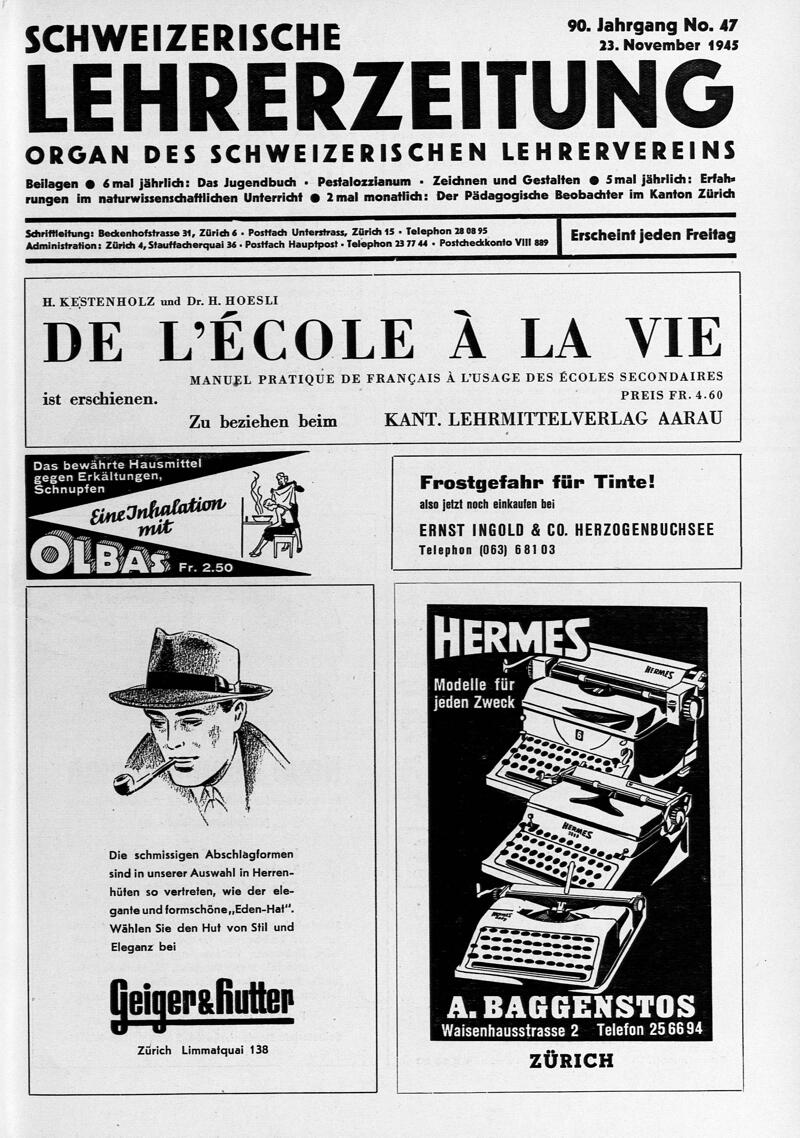 Buchumschlag - Heft 47