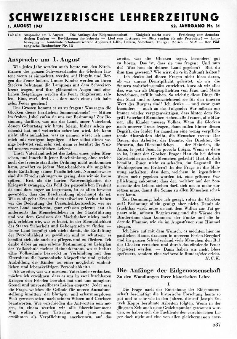 Buchumschlag - Heft 31