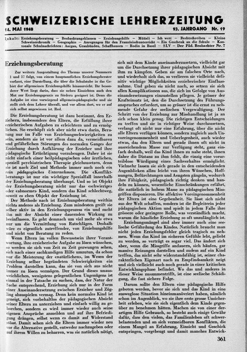 Buchumschlag - Heft 19