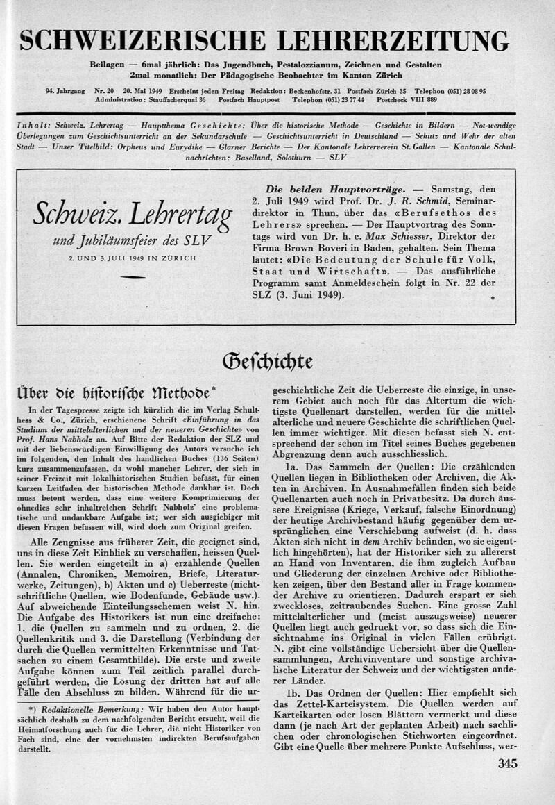 Buchumschlag - Heft 20