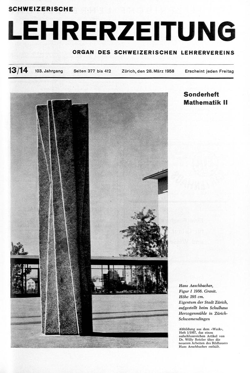 Buchumschlag - Heft 13-14