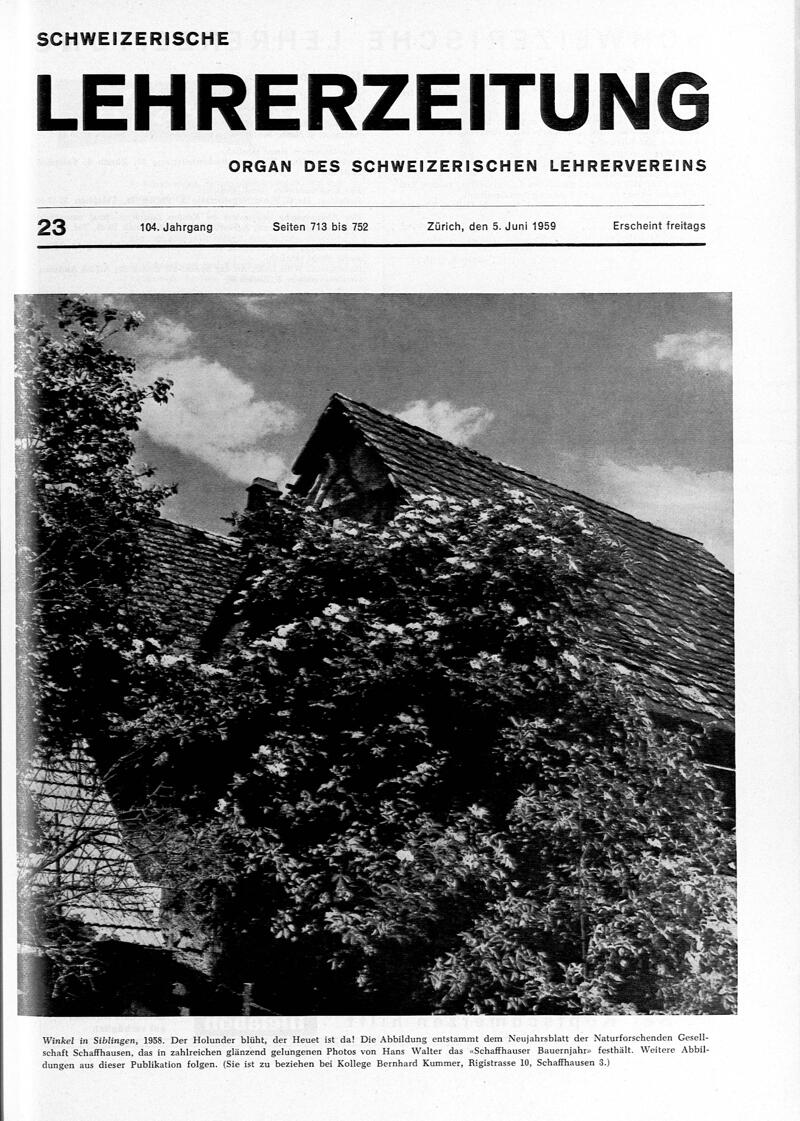 Buchumschlag - Heft 23