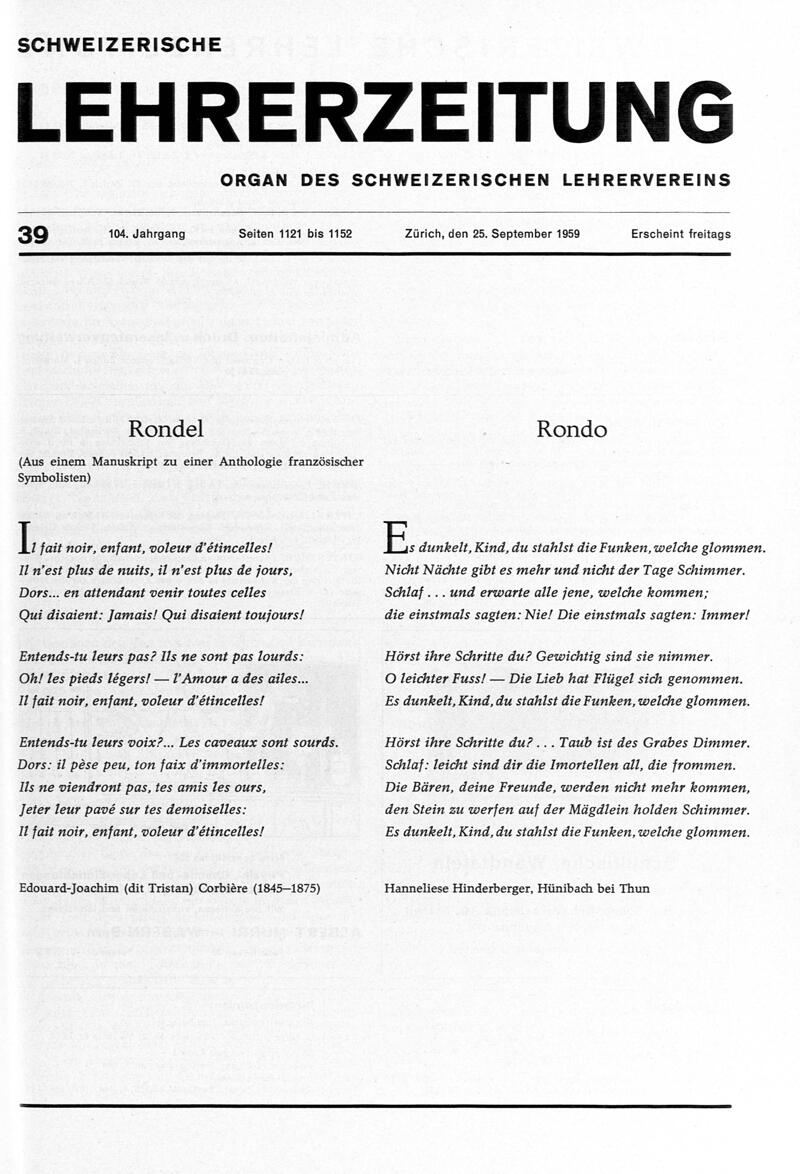 Buchumschlag - Heft 39