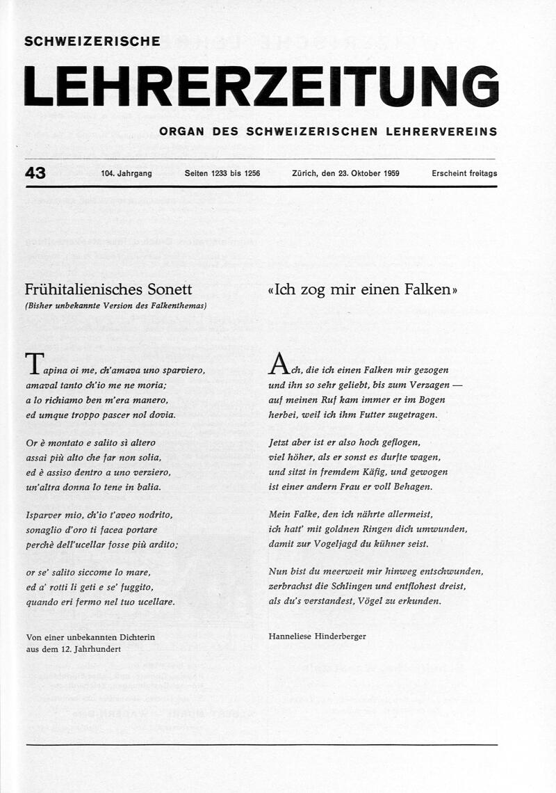 Buchumschlag - Heft 43