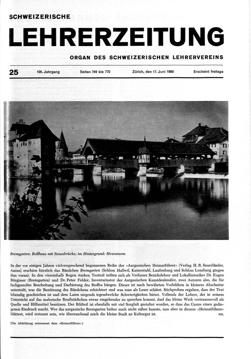 Buchumschlag - Heft 25