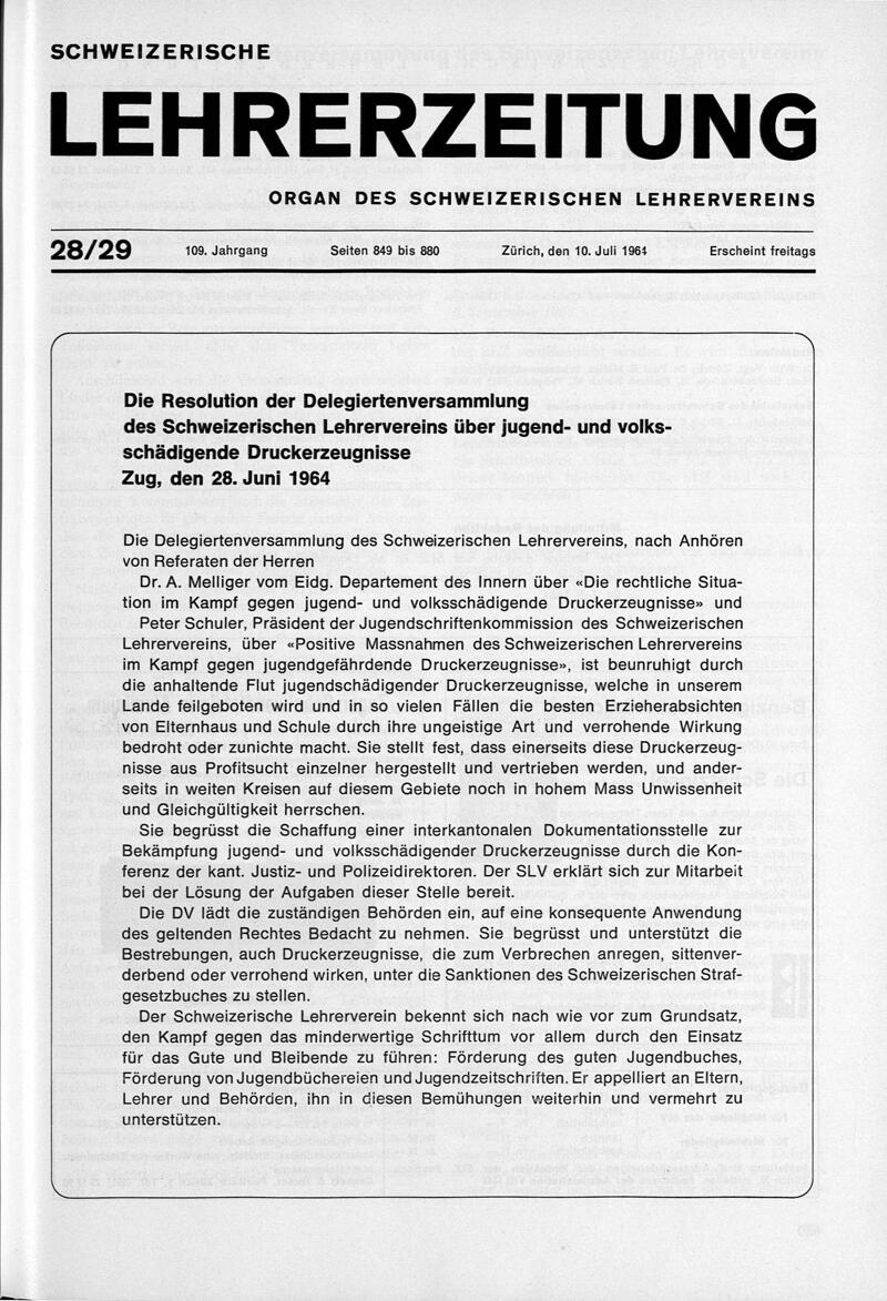 Buchumschlag - Heft 28-29