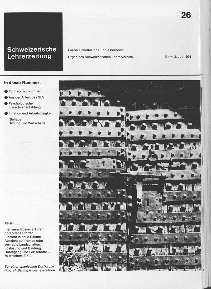 Buchumschlag - Heft 26