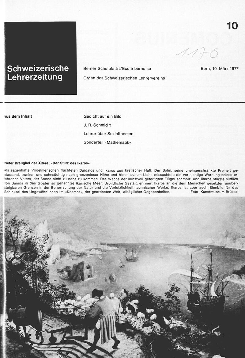 Buchumschlag - Heft 10