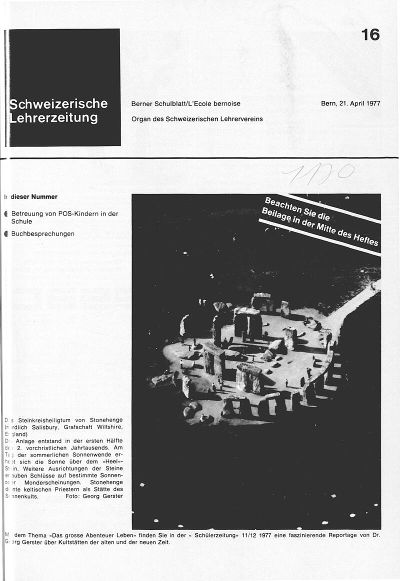 Buchumschlag - Heft 16