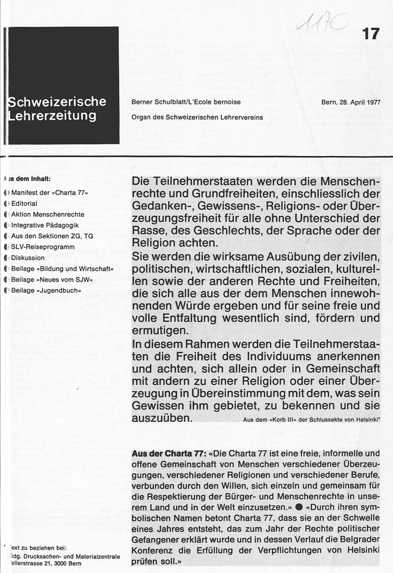 Buchumschlag - Heft 17