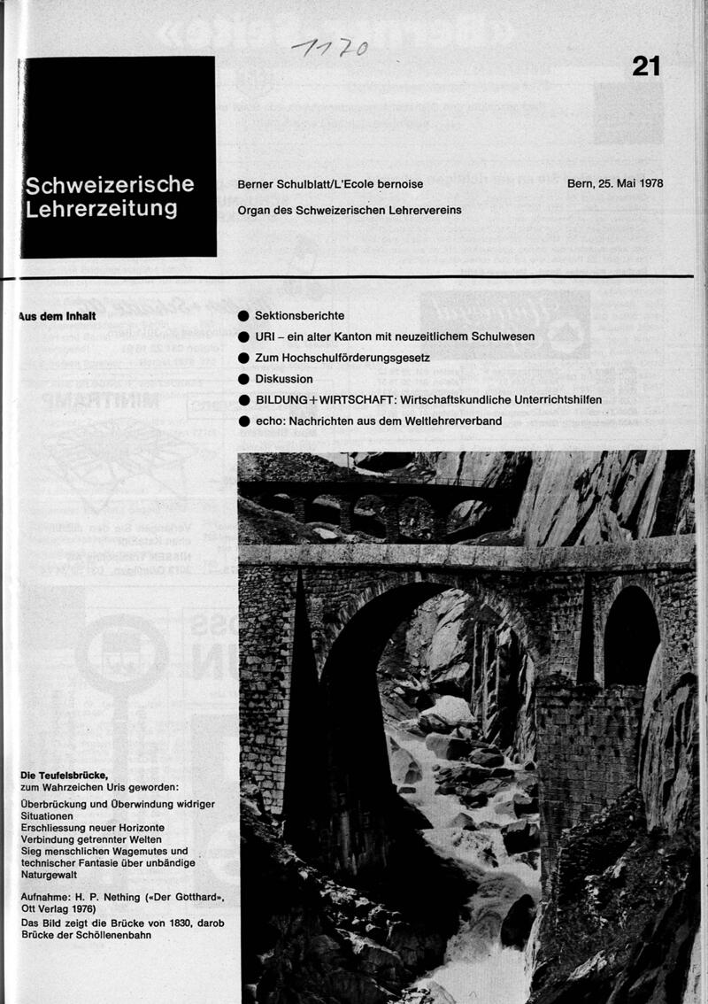 Buchumschlag - Heft 21