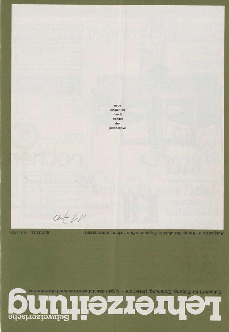 Buchumschlag - Heft 32-33