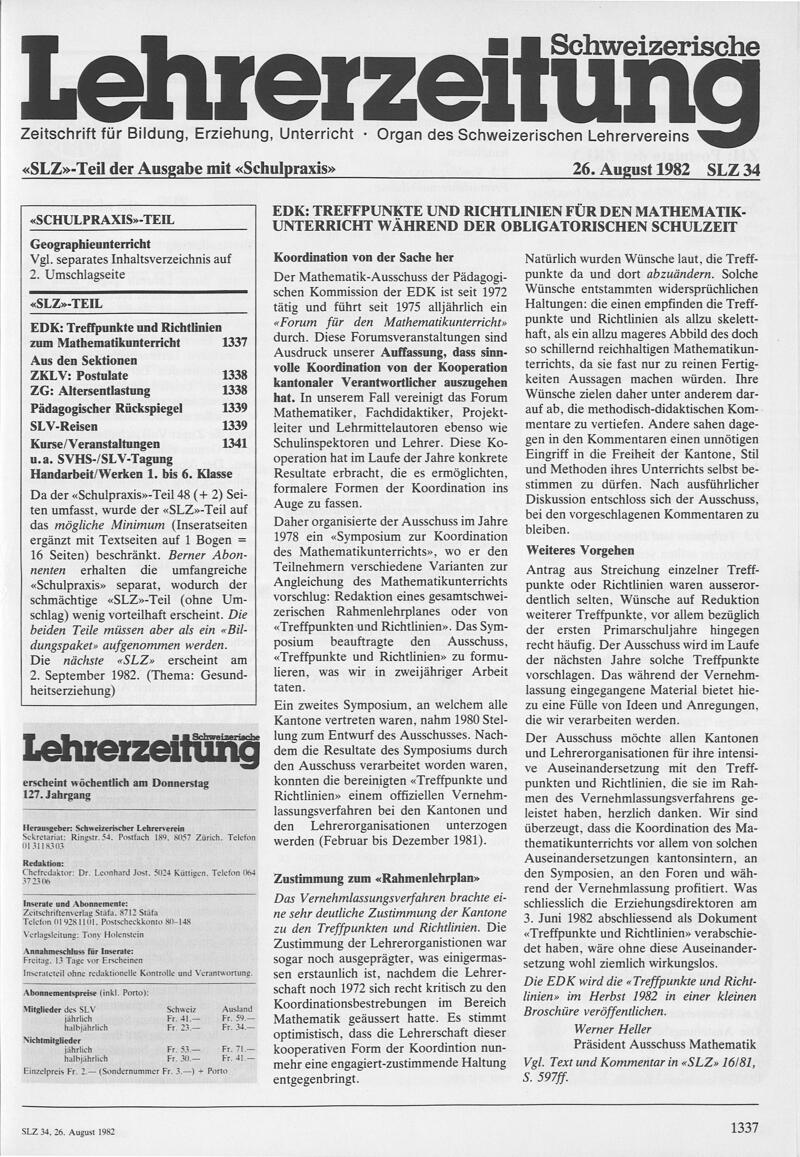 Buchumschlag - Heft 34
