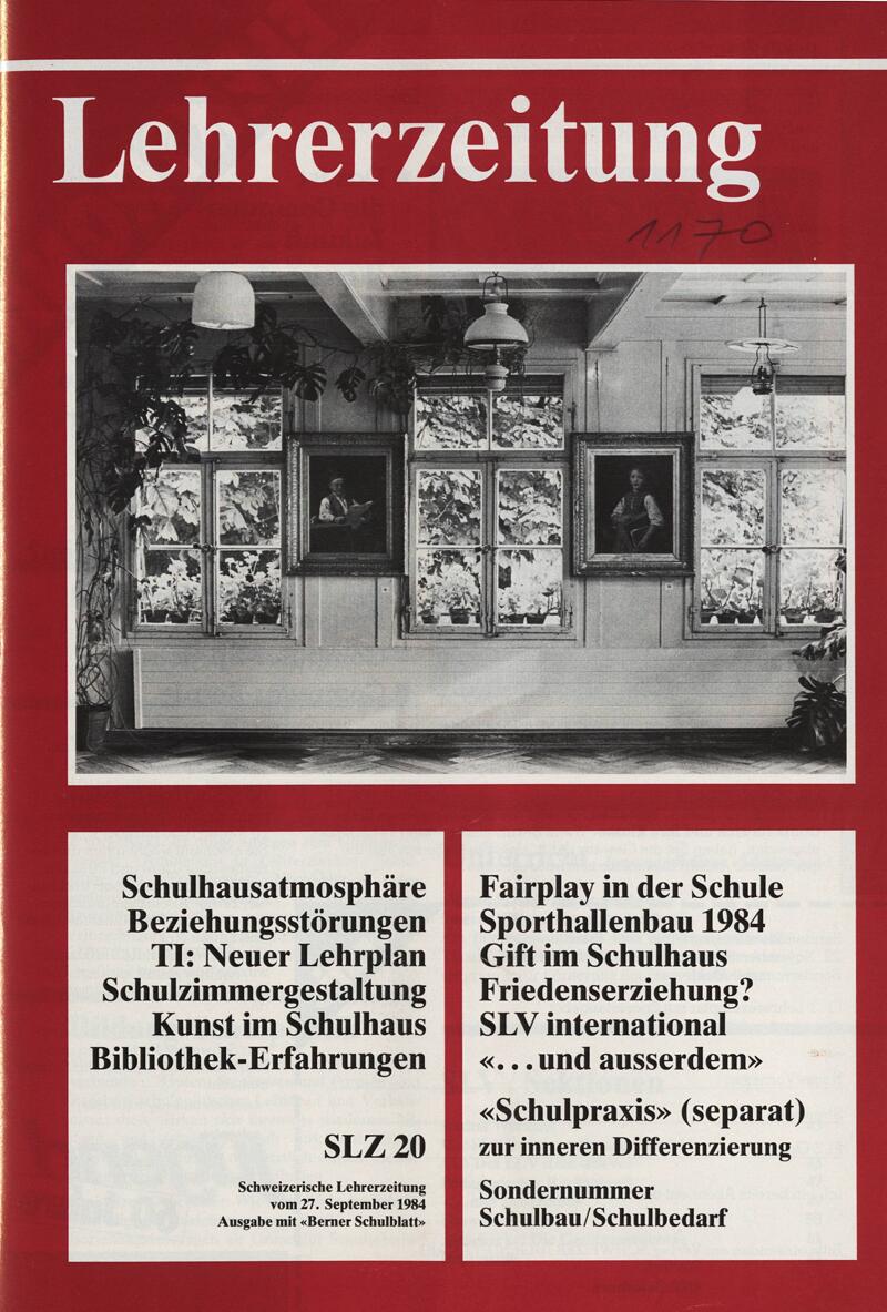 Buchumschlag - Heft 20