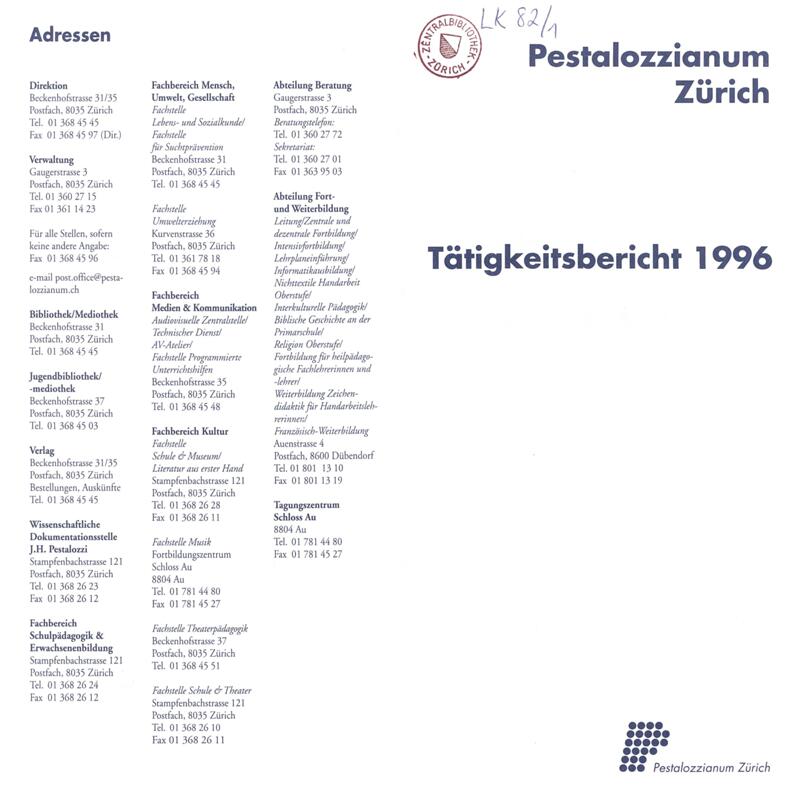 Buchumschlag - Band - (1996)