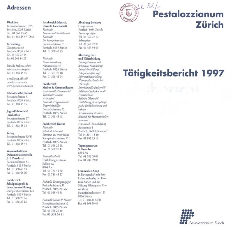 Buchumschlag - Band - (1997)